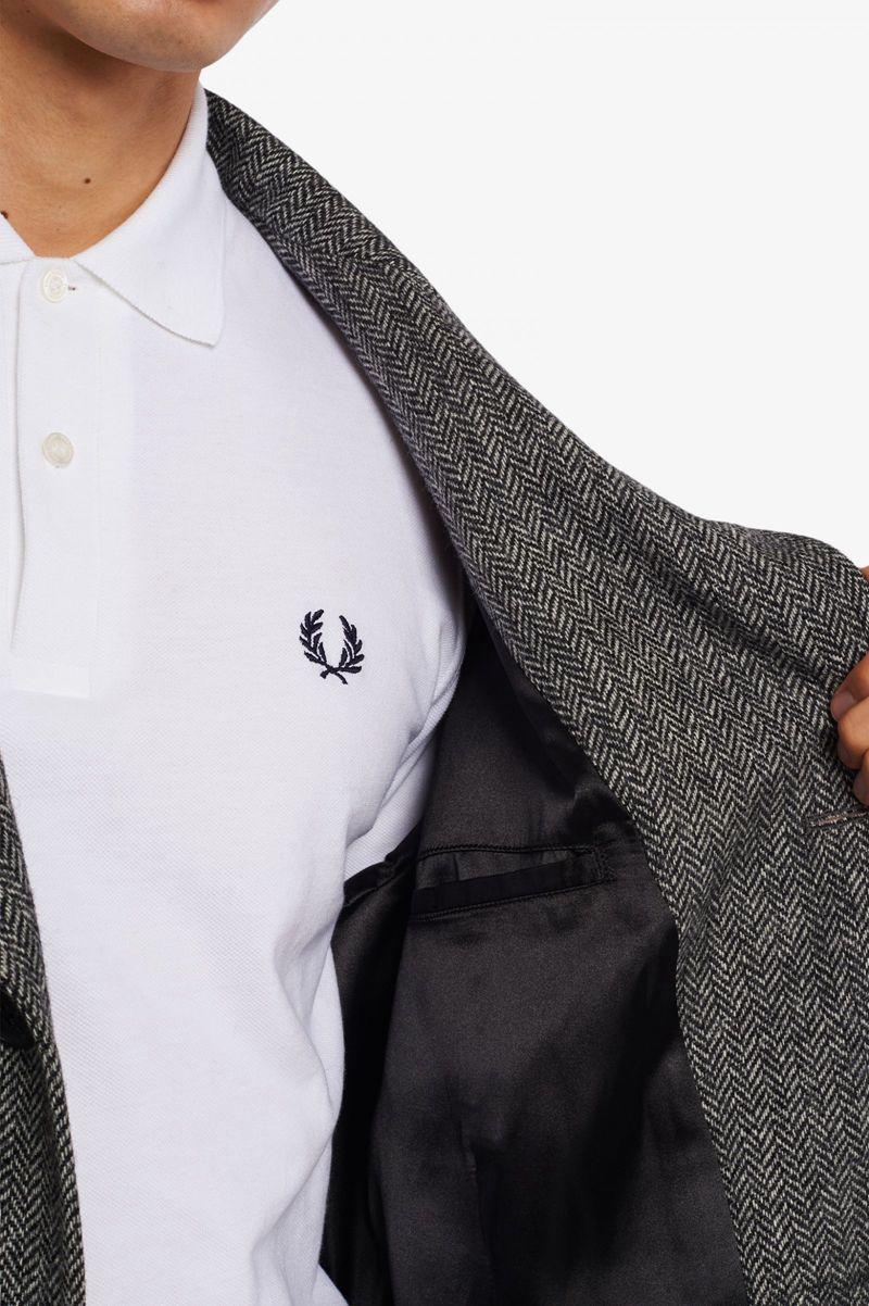 Black Fred Perry J2850 Men's Jackets | PH 1204ILHS